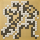 Board position at the end of game WAGC 2005 - Round 5 - Game 8: Ben Gale vs Cesar Sanchez