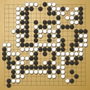 Board position at the end of game WAGC 2005 - Round 5 - Game 7: Boon-Ping Teng vs Gyorgy Csizmadia