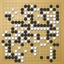 Board position at the end of game WAGC 2005 - Round 5 - Game 2: Chengrui Yu vs Radek Nechanicky