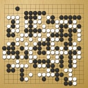 Board position at the end of game WAGC 2005 - Round 5 - Game 3: Frank Janssen vs Franz-Josef Dickhut