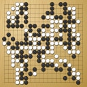 Board position at the end of game WAGC 2005 - Round 6 - Game 11: Ashot Margaryan vs Narendra Sowal