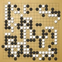 Board position at the end of game WAGC 2005 - Round 6 - Game 1: Chengrui Yu vs Yuqing Hu