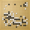 Board position at the end of game WAGC 2005 - Round 6 - Game 8: Matti Siivola vs Cornel Burzo