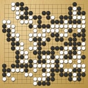 Board position at the end of game WAGC 2005 - Round 7 - Game 10: Ertug Akkol vs Bernard Palmer
