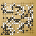 Board position at the end of game WAGC 2005 - Round 7 - Game 8: Maxim Eudokimov vs Jean Brauch