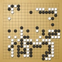 Board position at the end of game WAGC 2005 - Round 8 - Game 11: Ashot Margaryan vs Surya-Tjahyadi Lim