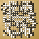 Board position at the end of game WAGC 2005 - Round 8 - Game 2: Chengrui Yu vs Tae-weon Cho