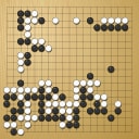 Board position at the end of game WAGC 2005 - Round 8 - Game 4: Radek Nechanicky vs Yiming Guo