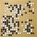 Board position at the end of game WAGC 2005 - Round 8 - Game 10: Roberto Morrison vs Eitan Aharoni