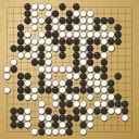 Board position at the end of game WAGC 2006 - Round 1 - Game 6: Audris Kuras vs Surya-Tjahyadi Lim