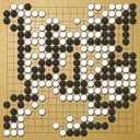 Board position at the end of game WAGC 2006 - Round 1 - Game 3: Mijodrag Stankovic vs Wei Qian