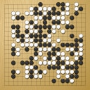 Board position at the end of game WAGC 2006 - Round 1 - Game 8: Stephen Flinter vs Kivanc Doganay