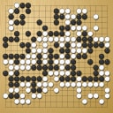Board position at the end of game WAGC 2006 - Round 2 - Game 10: Edgar Ivan Escobar vs Juan-Pablo Schweitzer