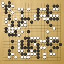 Board position at the end of game WAGC 2006 - Round 2 - Game 2: Fernando Manrique-Ochoa vs Jose Raposo