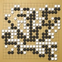 Board position at the end of game WAGC 2006 - Round 2 - Game 8: Irene-Basile Rajaofetra vs Anatolij Vernik