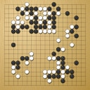 Board position at the end of game WAGC 2006 - Round 2 - Game 9: Peter Petkov Karailiev vs Samvel Ghaczaryan