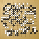 Board position at the end of game WAGC 2006 - Round 2 - Game 7: Ricardo Quintero vs Maurizio Vitari