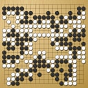 Board position at the end of game WAGC 2006 - Round 2 - Game 5: Tran-Chi Thanh vs Martin Benenati