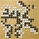 Board position at the end of game WAGC 2006 - Round 3 - Game 3: Nai-San Chan vs Christoph Gerlach