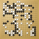 Board position at the end of game WAGC 2006 - Round 3 - Game 1: Ondrej Silt vs Satoshi Hiraoka