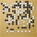 Board position at the end of game WAGC 2006 - Round 4 - Game 6: Alexis Hernandez vs Tran-Chi Thanh