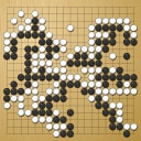 Board position at the end of game WAGC 2006 - Round 4 - Game 4: Mladen Smud vs Mykhailo Halchenko