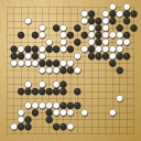 Board position at the end of game WAGC 2006 - Round 5 - Game 10: Diego Ruiz vs Mijodrag Stankovic