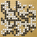 Board position at the end of game WAGC 2006 - Round 5 - Game 7: Jannik Rasmussen vs Farid Ben Malek