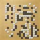 Board position at the end of game WAGC 2006 - Round 5 - Game 2: Michael Yao vs Tae-weon Cho