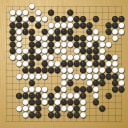 Board position at the end of game WAGC 2006 - Round 5 - Game 6: Mykhailo Halchenko vs Kee-Soon Tiong