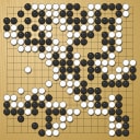 Board position at the end of game WAGC 2006 - Round 6 - Game 10: Edgardo Caceres-Estrada vs Irene-Basile Rajaofetra