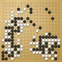 Board position at the end of game WAGC 2006 - Round 6 - Game 3: Nai-San Chan vs Gregor Butala