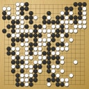 Board position at the end of game WAGC 2006 - Round 7 - Game 4: Nai-San Chan vs Ondrej Silt
