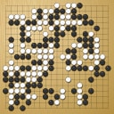 Board position at the end of game WAGC 2006 - Round 8 - Game 4: Michael Yao vs Cristian Pop