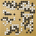 Board position at the end of game WAGC 2006 - Round 8 - Game 3: Nai-San Chan vs Man-ki Hong