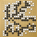 Board position at the end of game WAGC 2007 - Round 1 - Game 6: Ashot Margaryan vs Dimas Cabre