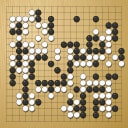 Board position at the end of game WAGC 2007 - Round 1 - Game 2: Eichin Aliyev vs Lionel Fischer