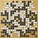 Board position at the end of game WAGC 2007 - Round 1 - Game 9: Nicholas Roussos vs Royland de la Torre