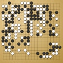 Board position at the end of game WAGC 2007 - Round 2 - Game 5: Michael Szabo vs Zoilo Yanque