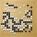 Board position at the end of game WAGC 2007 - Round 2 - Game 9: Sebastien Koch vs Ashot Margaryan