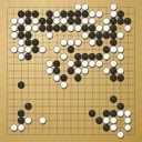 Board position at the end of game WAGC 2007 - Round 3 - Game 3: Andrej Kulkov vs Yu-Cheng Lai