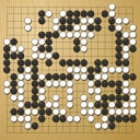 Board position at the end of game WAGC 2007 - Round 3 - Game 10: Gregor Butala vs Jose Romero
