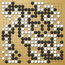 Board position at the end of game WAGC 2007 - Round 4 - Game 2: Ondrej Silt vs Hironobu Mori