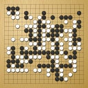 Board position at the end of game WAGC 2007 - Round 4 - Game 4: Otso Alanko vs Michal Bazynski