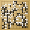 Board position at the end of game WAGC 2007 - Round 5 - Game 6: Erik Ouchterlony vs Thanapol Tiawattananont