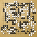 Board position at the end of game WAGC 2007 - Round 5 - Game 5: Francesco Marigo vs Jan Bogaerts