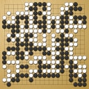 Board position at the end of game WAGC 2007 - Round 5 - Game 2: Hironobu Mori vs Tong-ha U