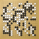 Board position at the end of game WAGC 2007 - Round 6 - Game 2: Hironobu Mori vs Benjamin Teuber