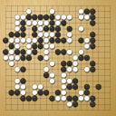 Board position at the end of game WAGC 2007 - Round 6 - Game 8: Jimmy Yuan vs Erik Ouchterlony