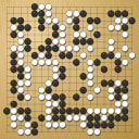 Board position at the end of game WAGC 2007 - Round 6 - Game 9: Zoran Jankovic vs Noel Mitchell